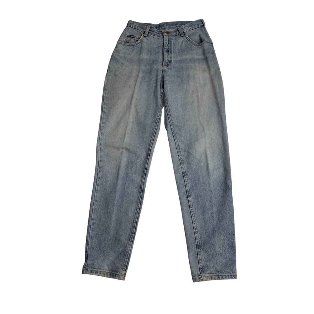 Vintage 90s Lee Jeans High Waist 100% Cotton Tapered Leg size 26